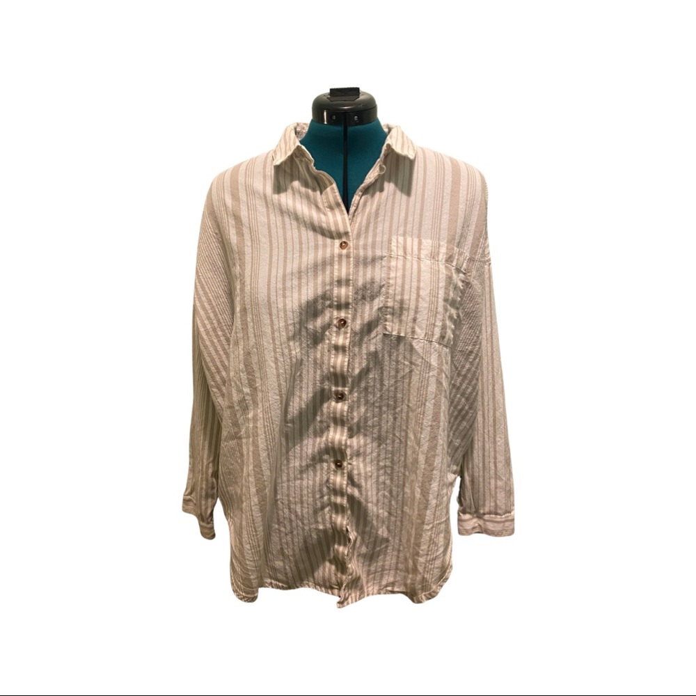 RVCA Button down womens blouse